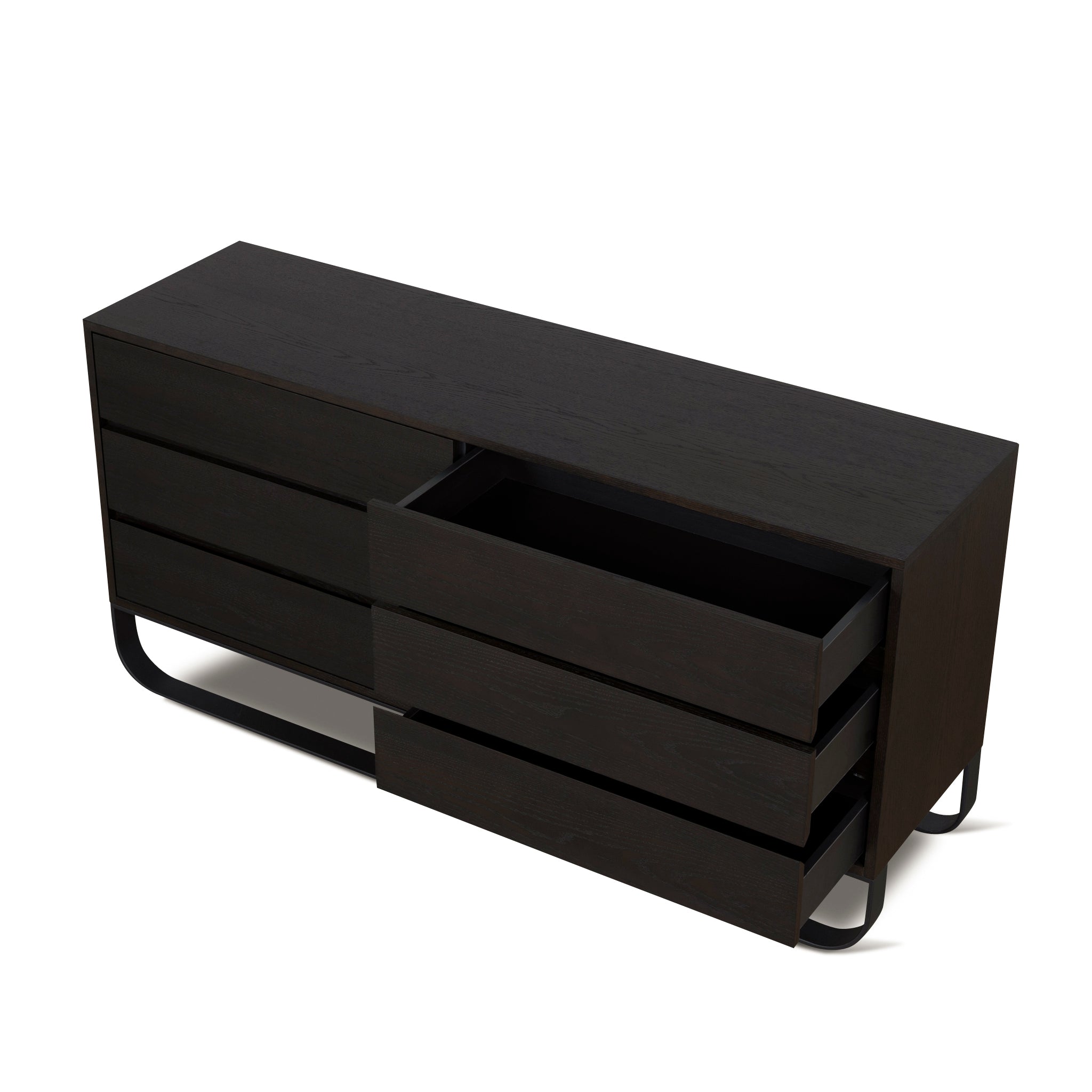 Strado 1.6m Dresser Unit - Dark Walnut Dresser Unit Better B-Core