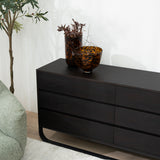 Strado 1.6m Dresser Unit - Dark Walnut Dresser Unit Better B-Core