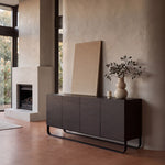 Strado 1.8m Sideboard Unit - Dark Walnut Buffet & Sideboard Better B-Core