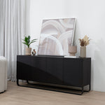 Strado 1.8m Sideboard Unit - Dark Walnut Buffet & Sideboard Better B-Core