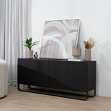 Strado 1.8m Sideboard Unit - Dark Walnut Buffet & Sideboard Better B-Core