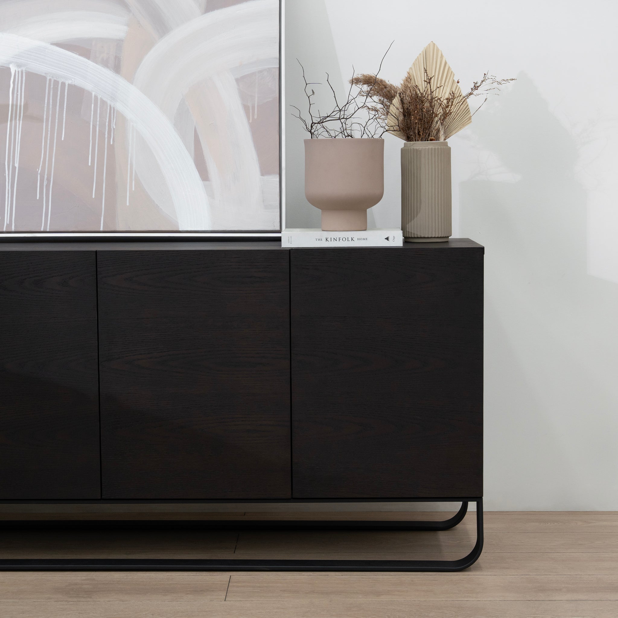 Strado 1.8m Sideboard Unit - Dark Walnut Buffet & Sideboard Better B-Core