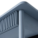 Dillon 1.2m Home Office Desk - Matte Light Blue Home Office Desk Dwood-Core