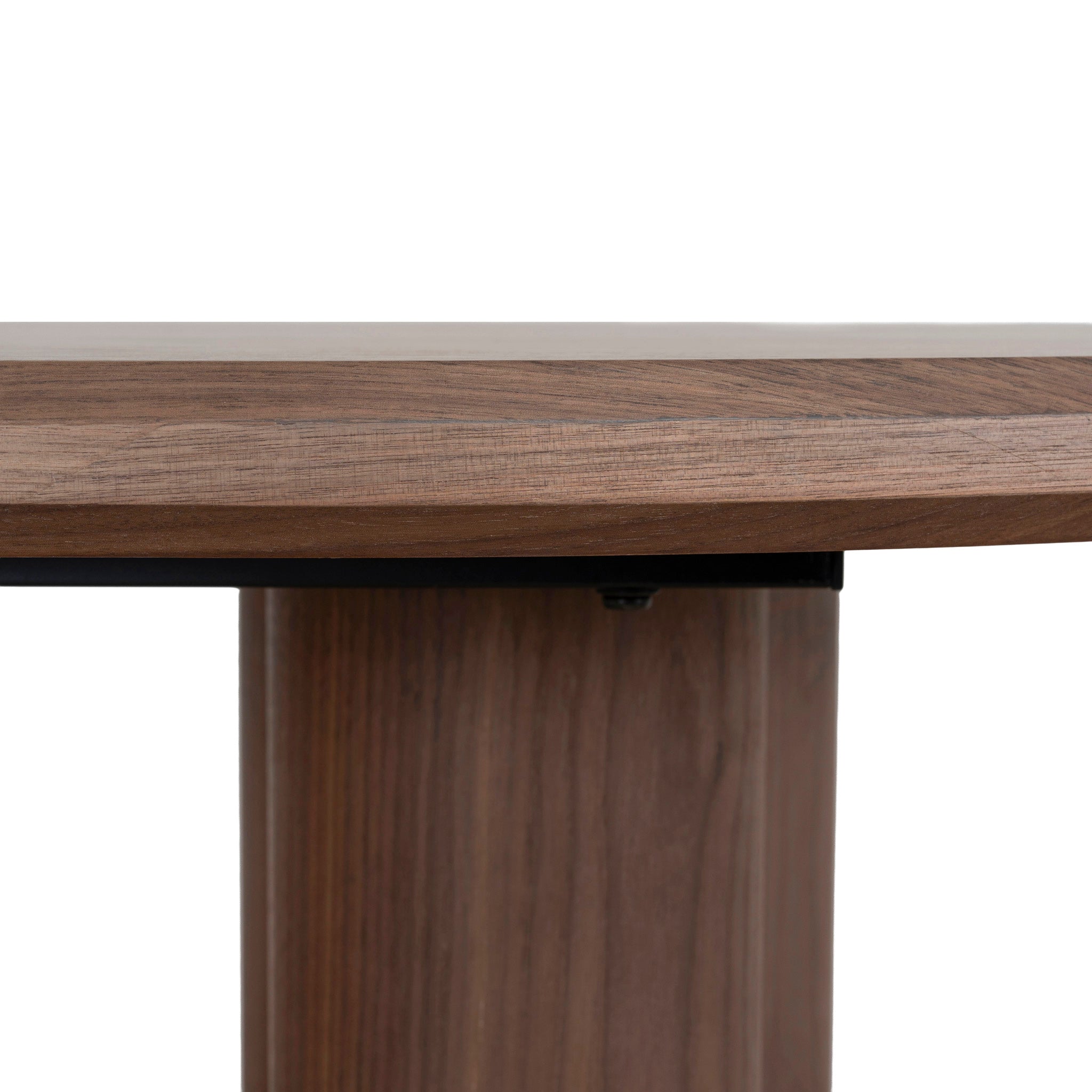 Marino 1.8m Oval Dining Table - Walnut Dining Table Dwood-Core