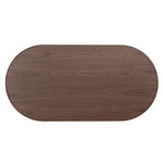 Marino 1.8m Oval Dining Table - Walnut Dining Table Dwood-Core