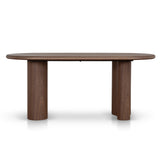 Marino 1.8m Oval Dining Table - Walnut Dining Table Dwood-Core