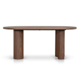 Marino 1.8m Oval Dining Table - Walnut Dining Table Dwood-Core
