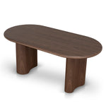 Marino 1.8m Oval Dining Table - Walnut Dining Table Dwood-Core