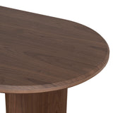 Marino 1.8m Oval Dining Table - Walnut Dining Table Dwood-Core