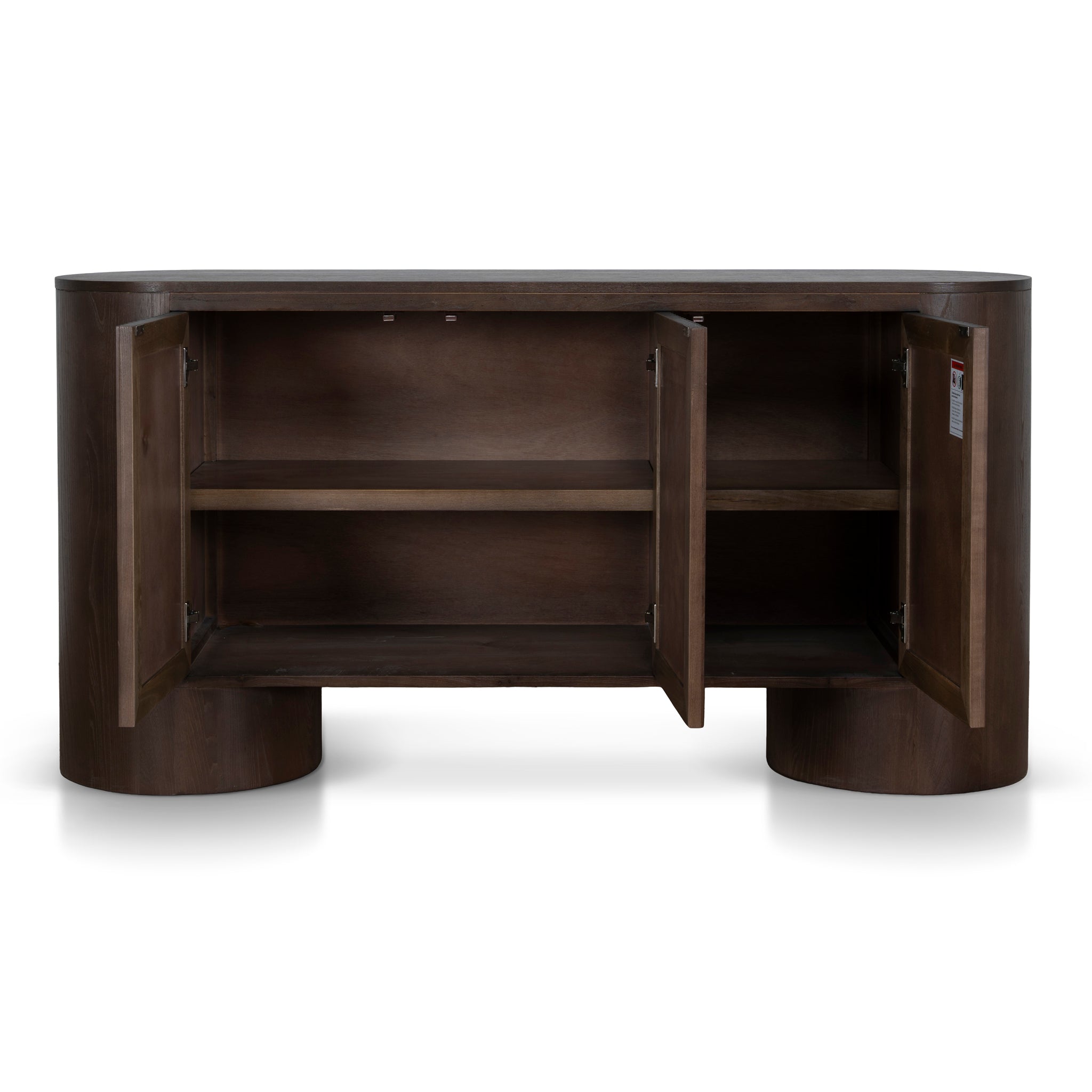Velero 1.68m Sideboard - Walnut Buffet & Sideboard Nicki-Core