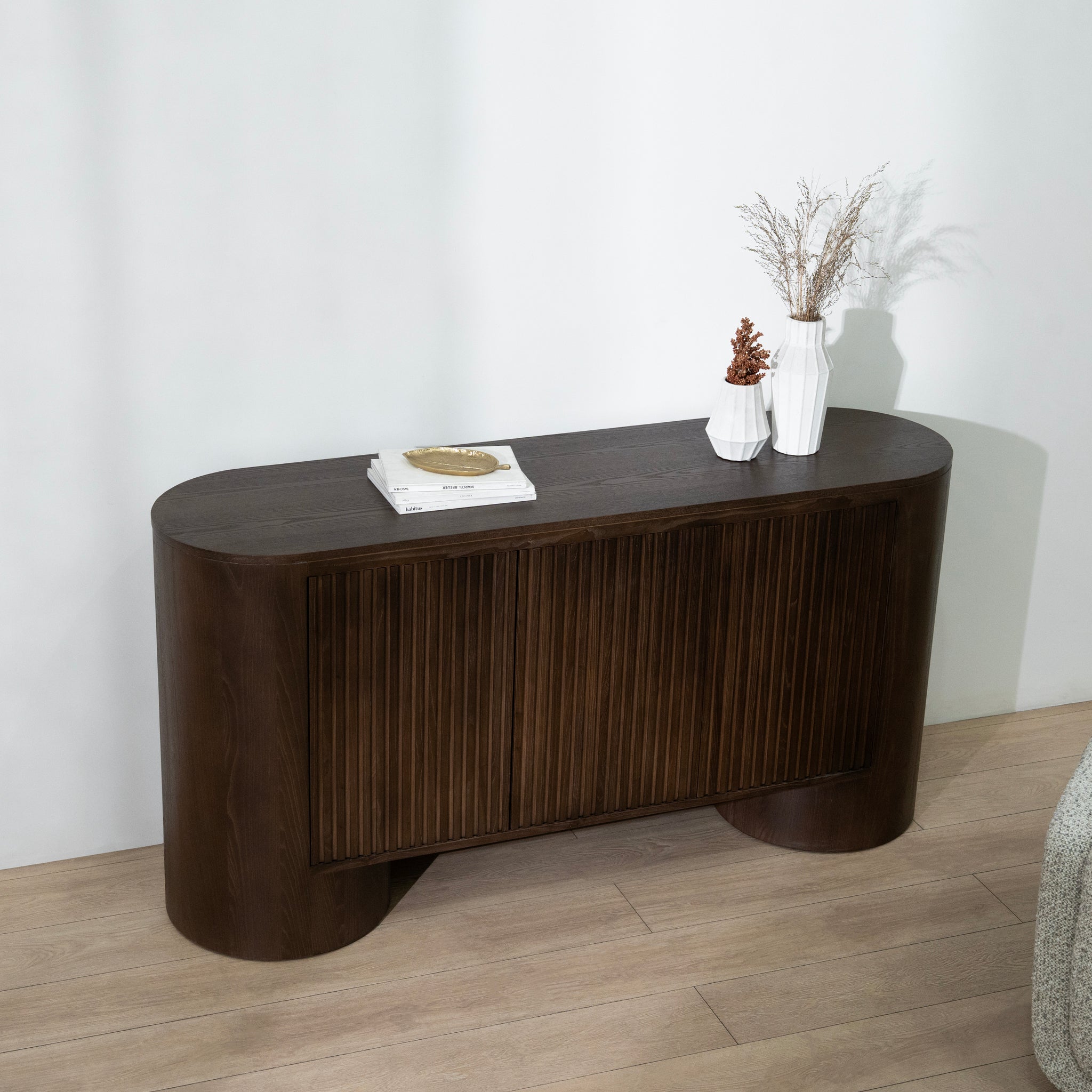 Velero 1.68m Sideboard - Walnut Buffet & Sideboard Nicki-Core