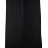 Vistone 1.2m Round Dining Table - Full Black Dining Table Nicki-Core