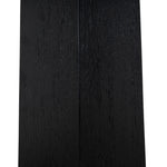 Vistone 1.2m Round Dining Table - Full Black Dining Table Nicki-Core
