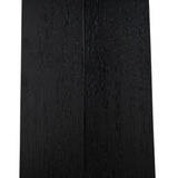 Vistone 1.2m Round Dining Table - Full Black Dining Table Nicki-Core