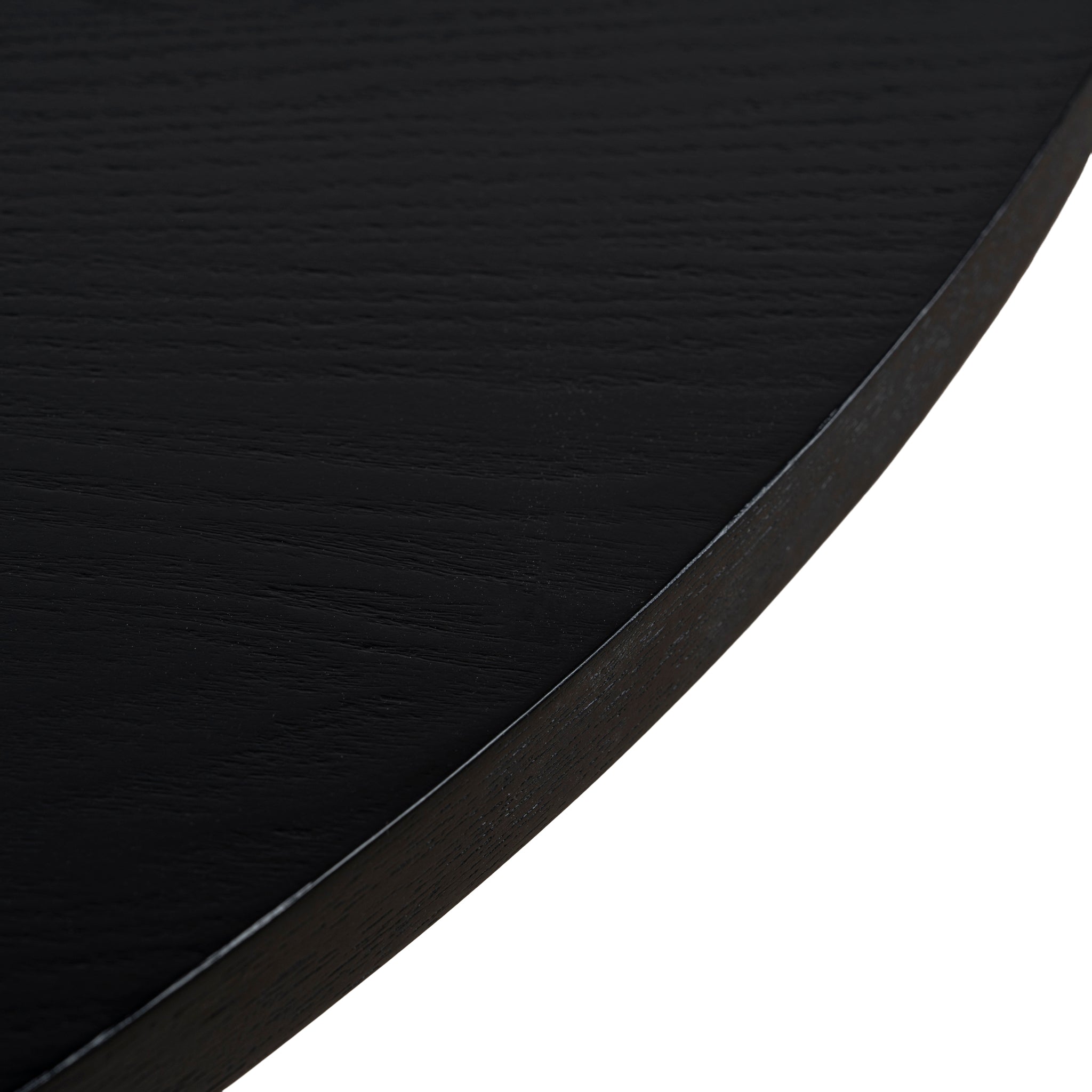 Vistone 1.2m Round Dining Table - Full Black Dining Table Nicki-Core
