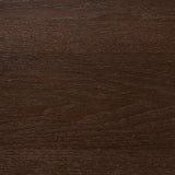 Vistone 1.2m Round Dining Table - Dark Brown Dining Table Nicki-Core