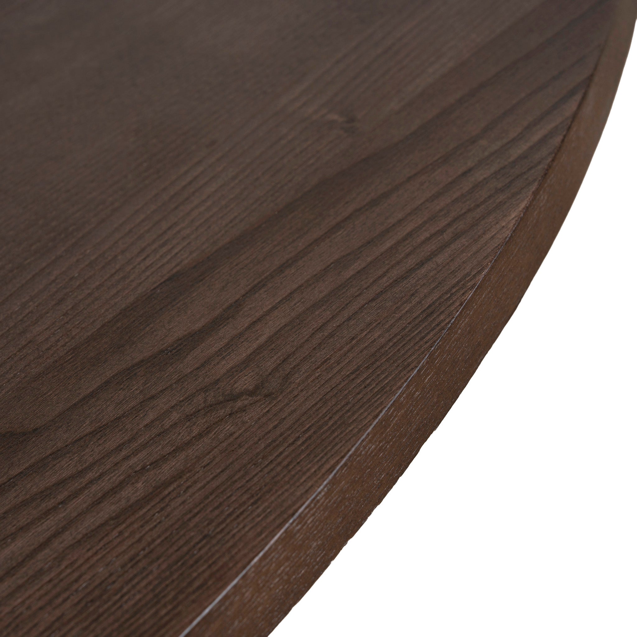 Vistone 1.2m Round Dining Table - Dark Brown Dining Table Nicki-Core