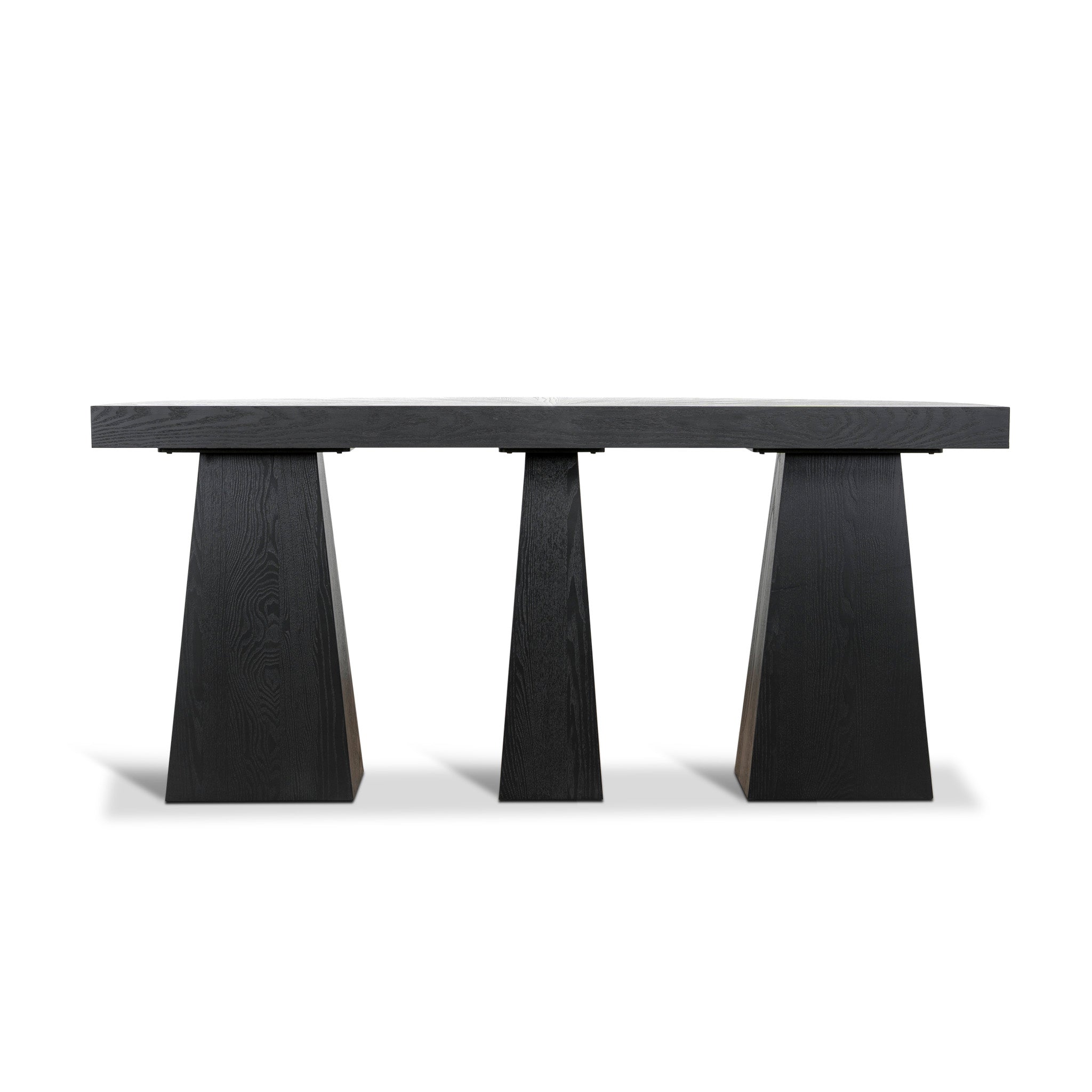 Arvino 1.7m Console Table - Full Black Console Table Nicki-Core