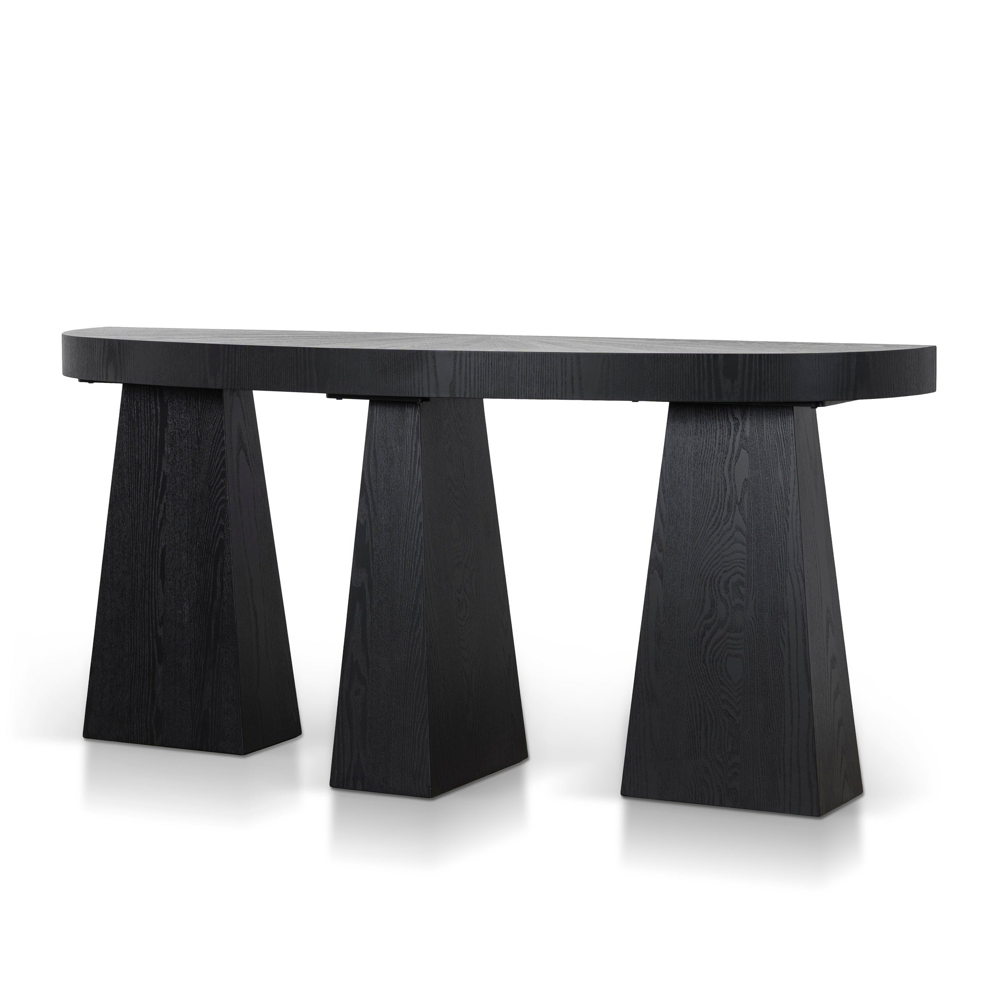 Arvino 1.7m Console Table - Full Black Console Table Nicki-Core