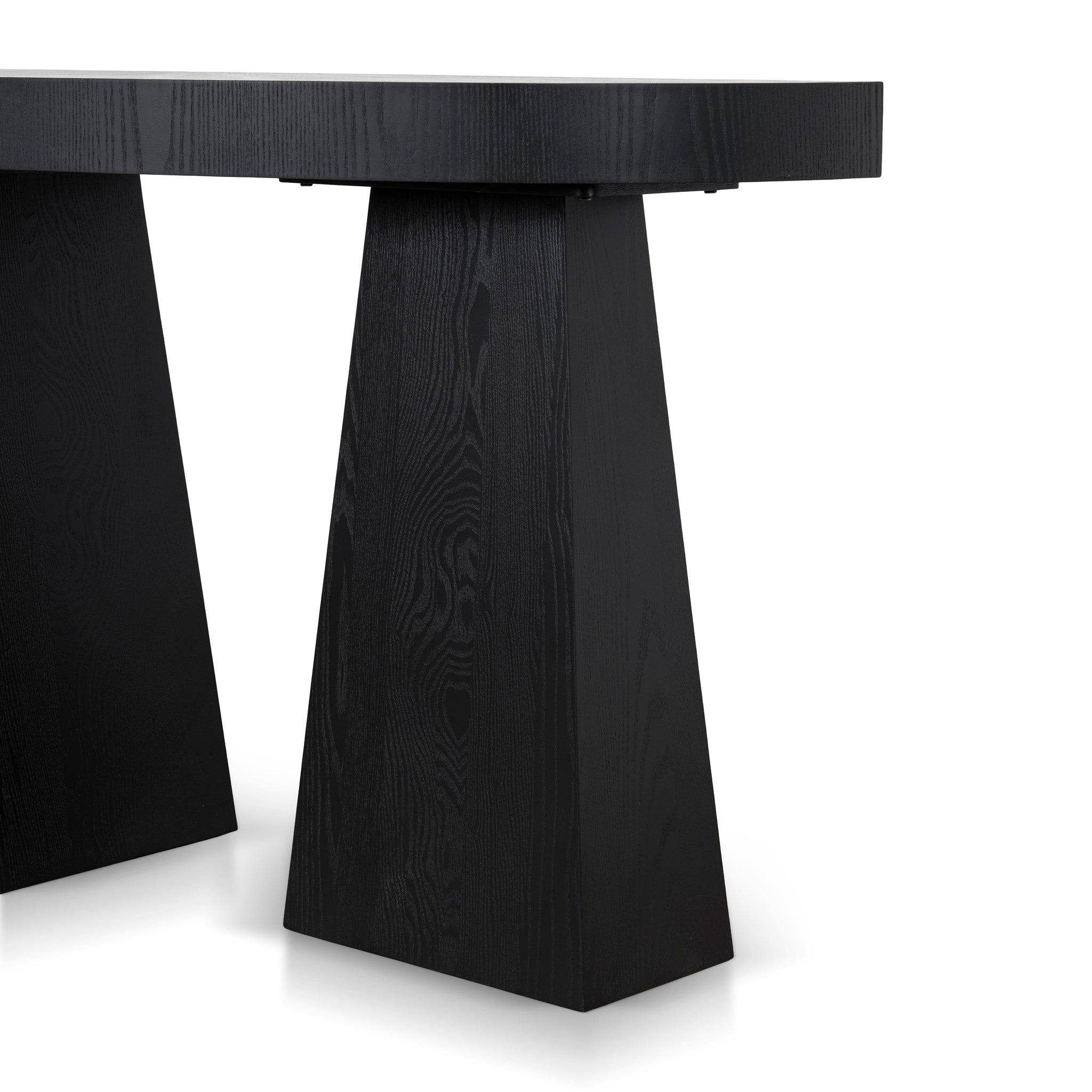Arvino 1.7m Console Table - Full Black Console Table Nicki-Core