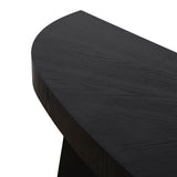 Arvino 1.7m Console Table - Full Black Console Table Nicki-Core