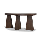 Ex Display - Arvino 1.7m Console Table - Full Walnut Console Table Nicki-Core