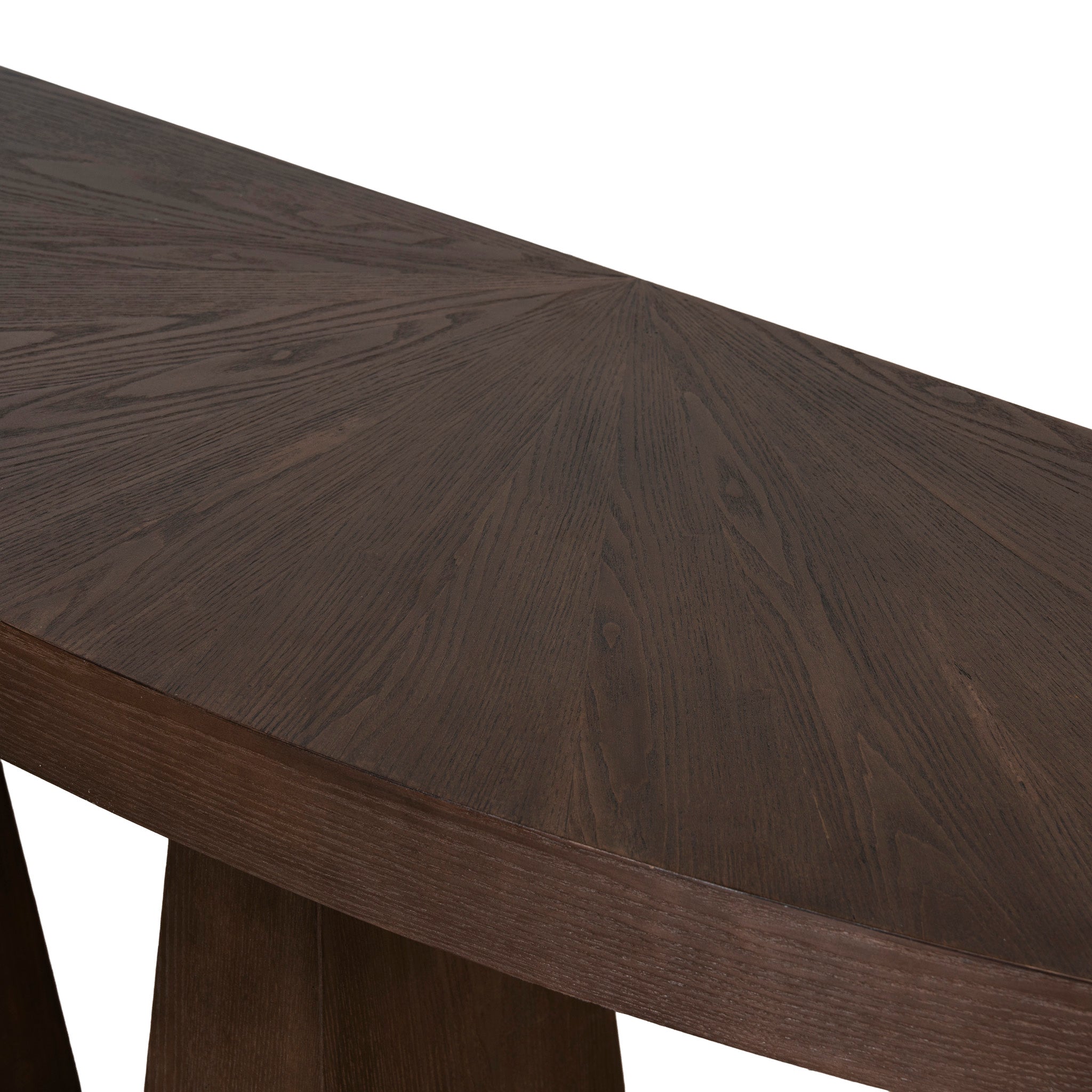 Arvino 1.7m Console Table - Full Walnut Console Table Nicki-Core