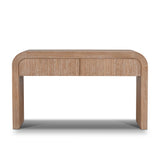 Ex Display - Savero 1.4m Console Table - Natural Console Table Nicki-Core