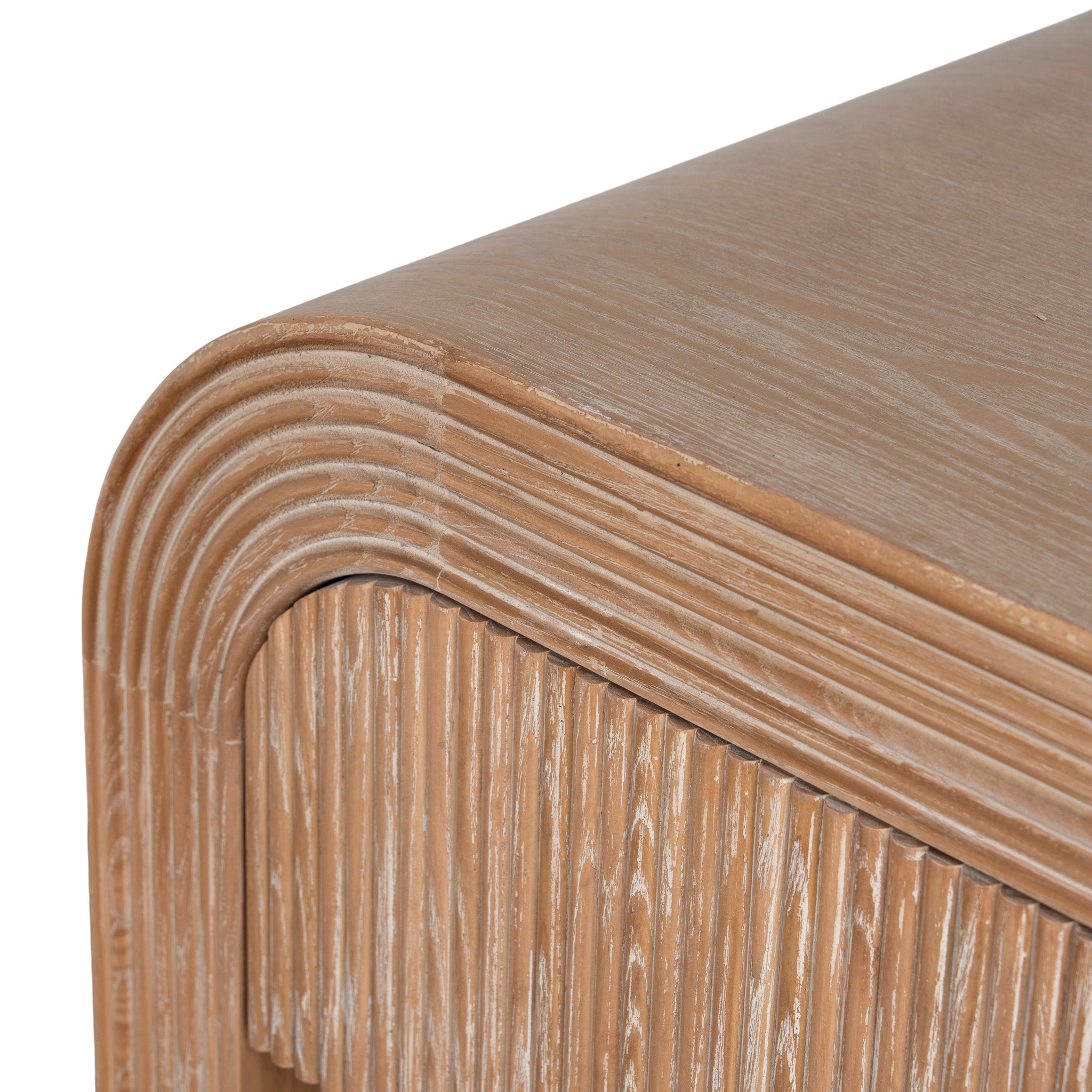 Ex Display - Savero 1.4m Console Table - Natural Console Table Nicki-Core