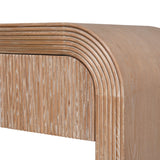 Ex Display - Savero 1.4m Console Table - Natural Console Table Nicki-Core