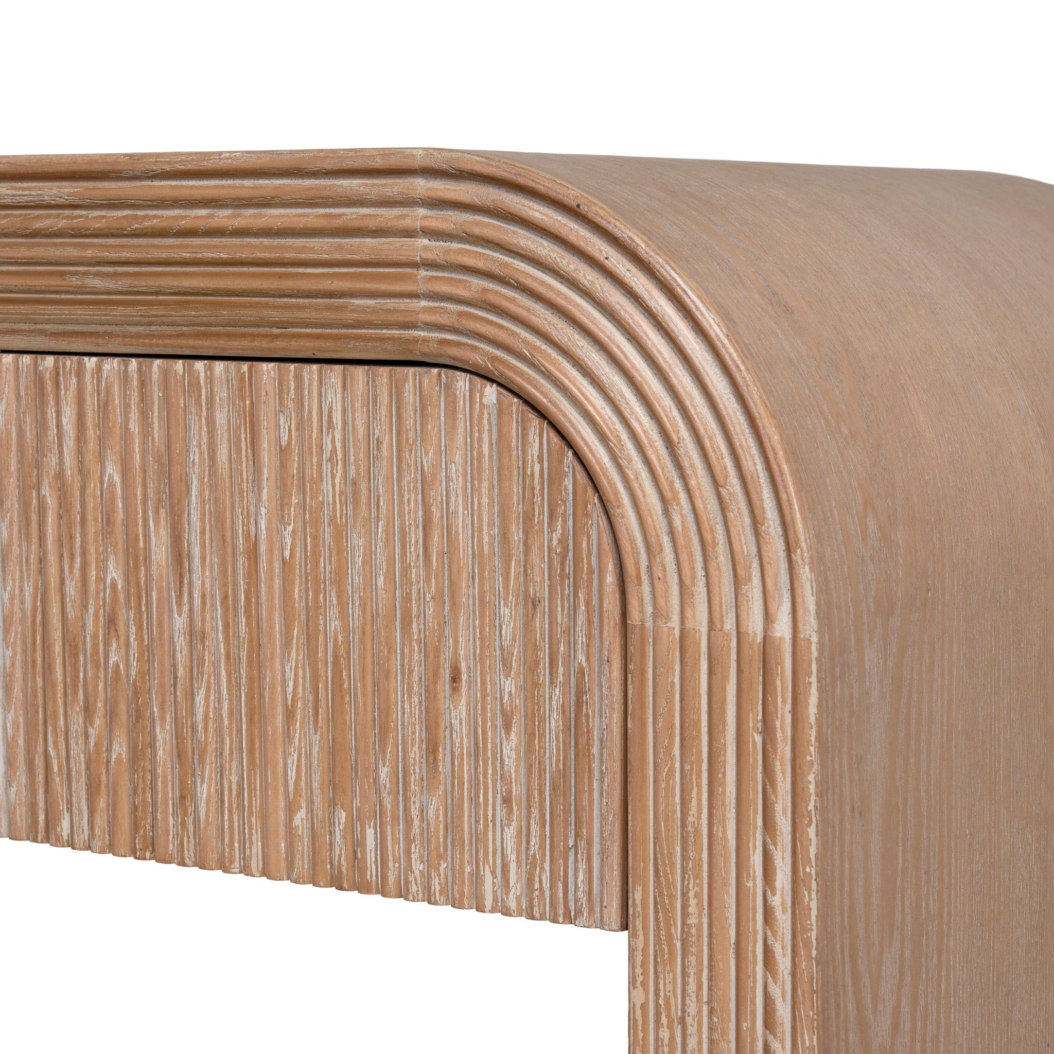 Ex Display - Savero 1.4m Console Table - Natural Console Table Nicki-Core