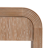 Ex Display - Savero 1.4m Console Table - Natural Console Table Nicki-Core
