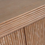 Ex Display - Savero 1.4m Console Table - Natural Console Table Nicki-Core