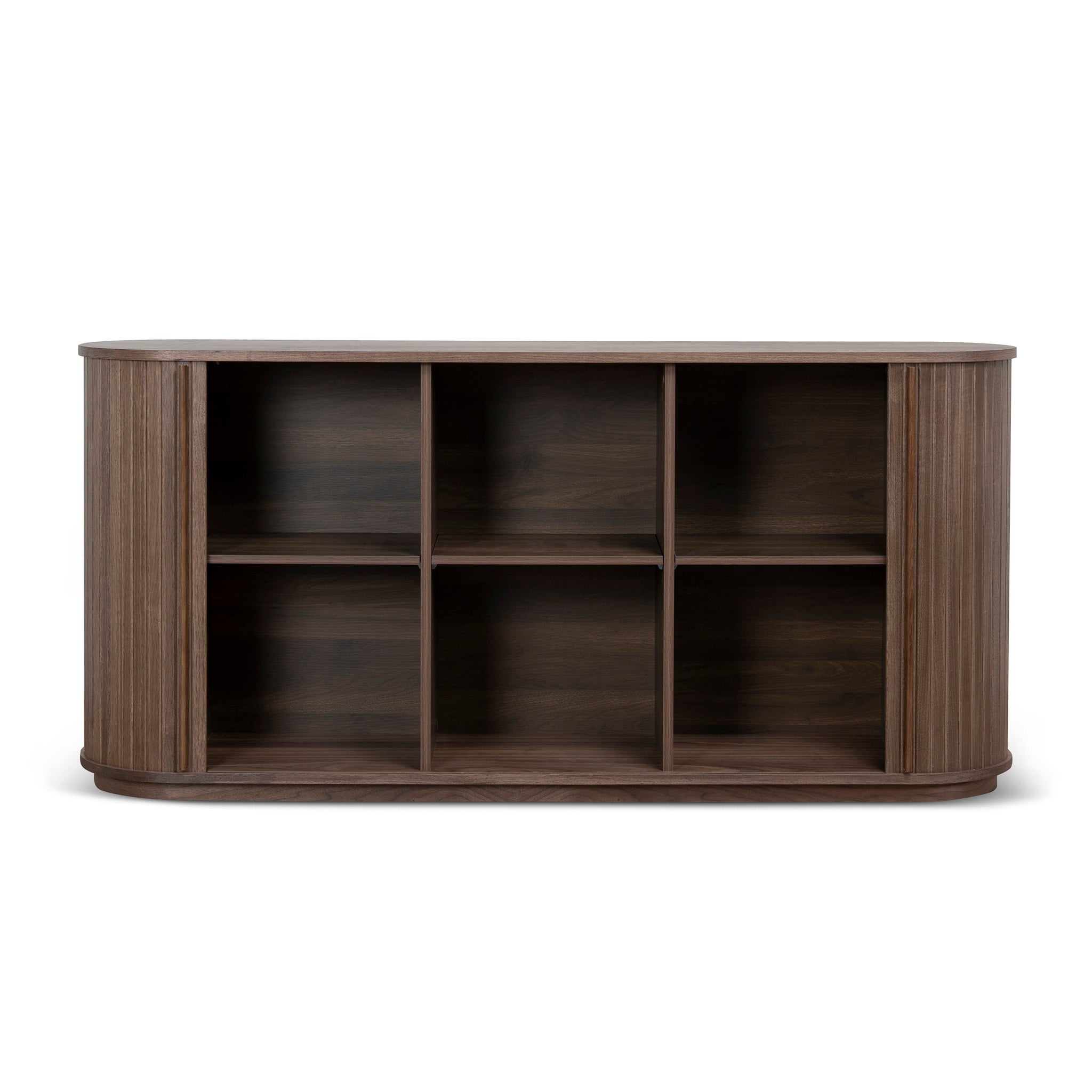 Linea 1.7m Wooden Buffets Unit - Walnut Buffet & Sideboard KD-Core