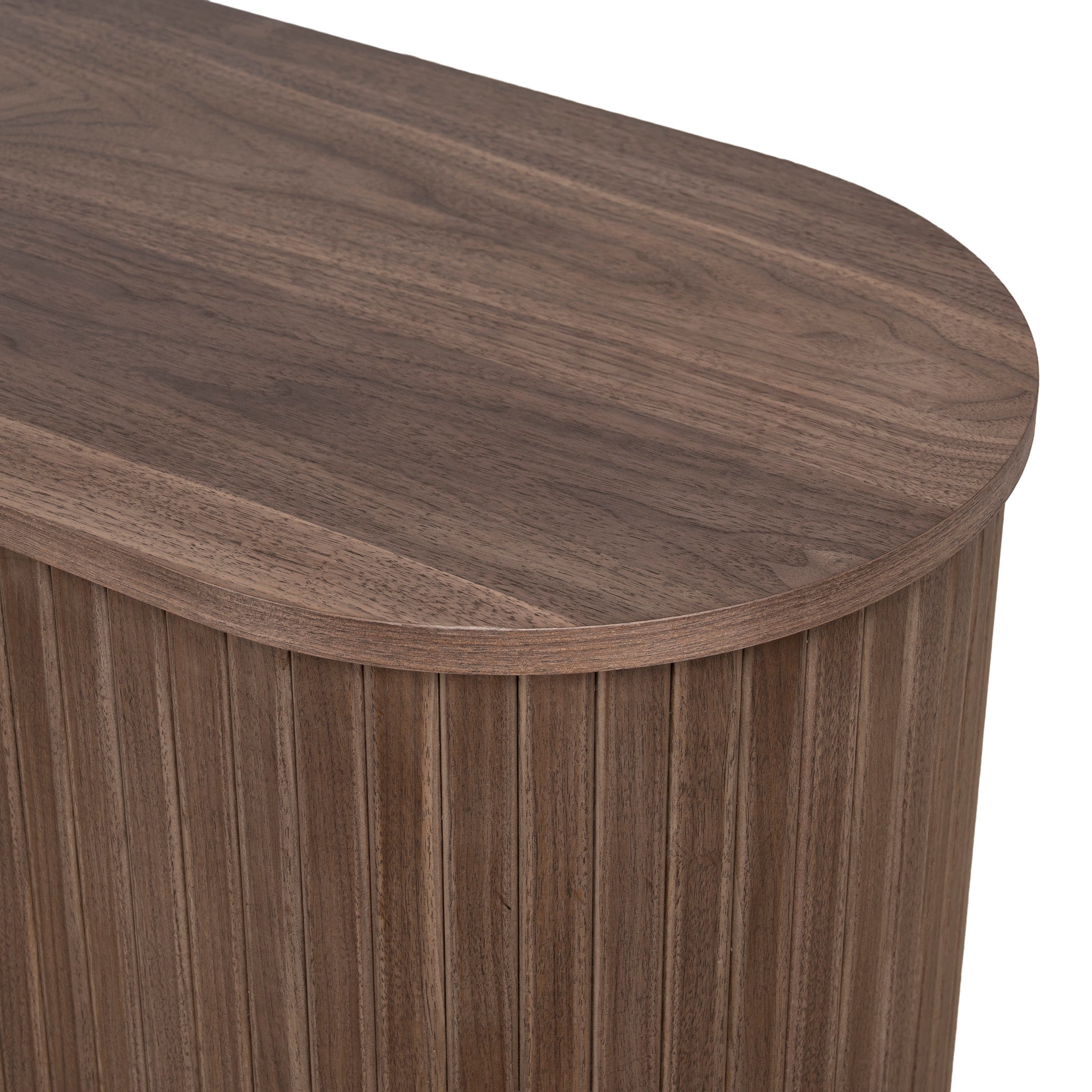 Linea 1.7m Wooden Buffets Unit - Walnut Buffet & Sideboard KD-Core