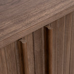 Linea 1.7m Wooden Buffets Unit - Walnut Buffet & Sideboard KD-Core