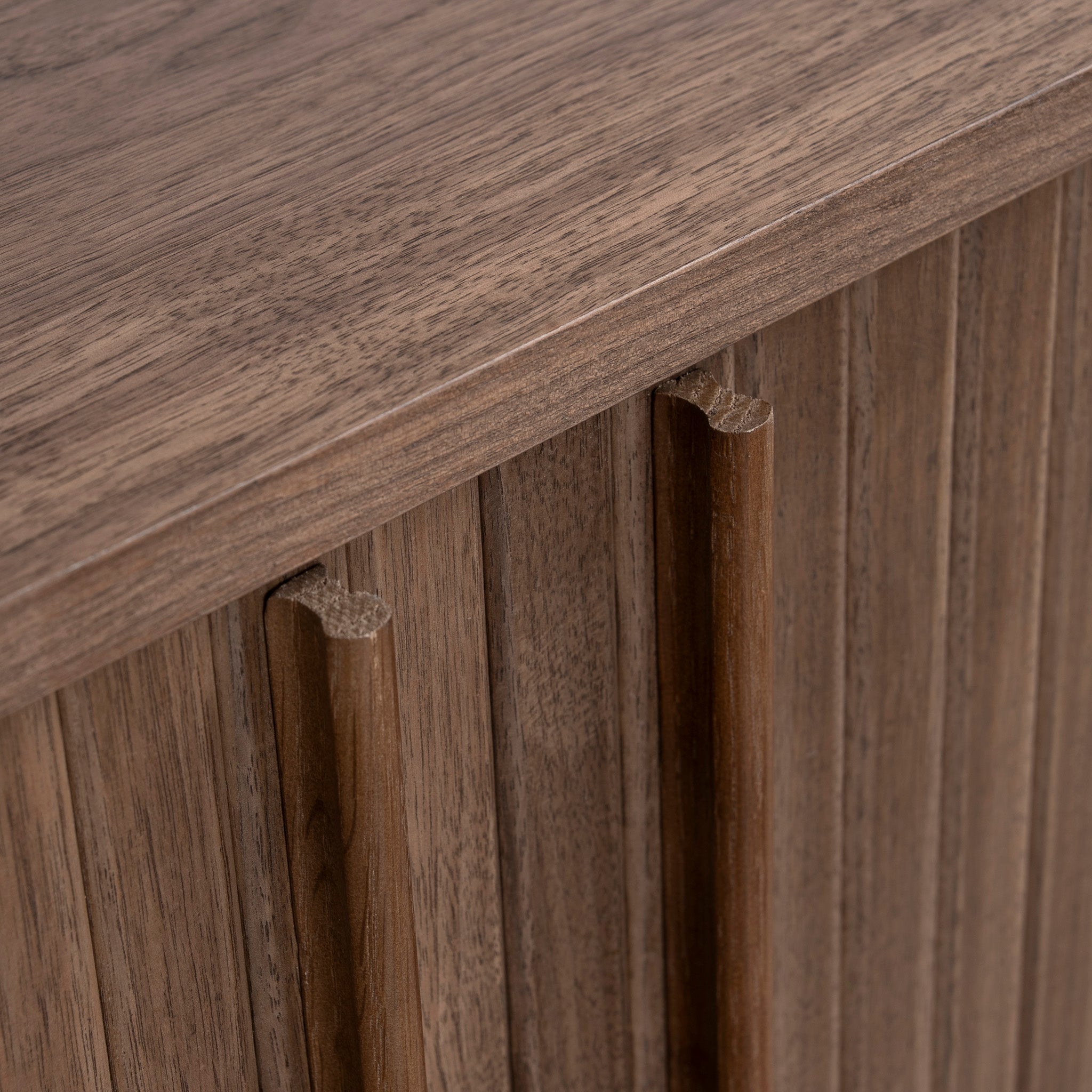 Linea 1.7m Wooden Buffets Unit - Walnut Buffet & Sideboard KD-Core