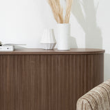 Ex Display - Linea 1.7m Wooden Buffets Unit - Walnut Buffet & Sideboard KD-Core