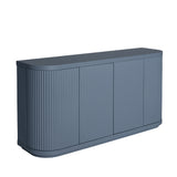 Elino 1.6m Veneer Top Buffet Unit - Light Blue Buffet & Sideboard Dwood-Core