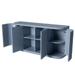 Elino 1.6m Veneer Top Buffet Unit - Light Blue Buffet & Sideboard Dwood-Core