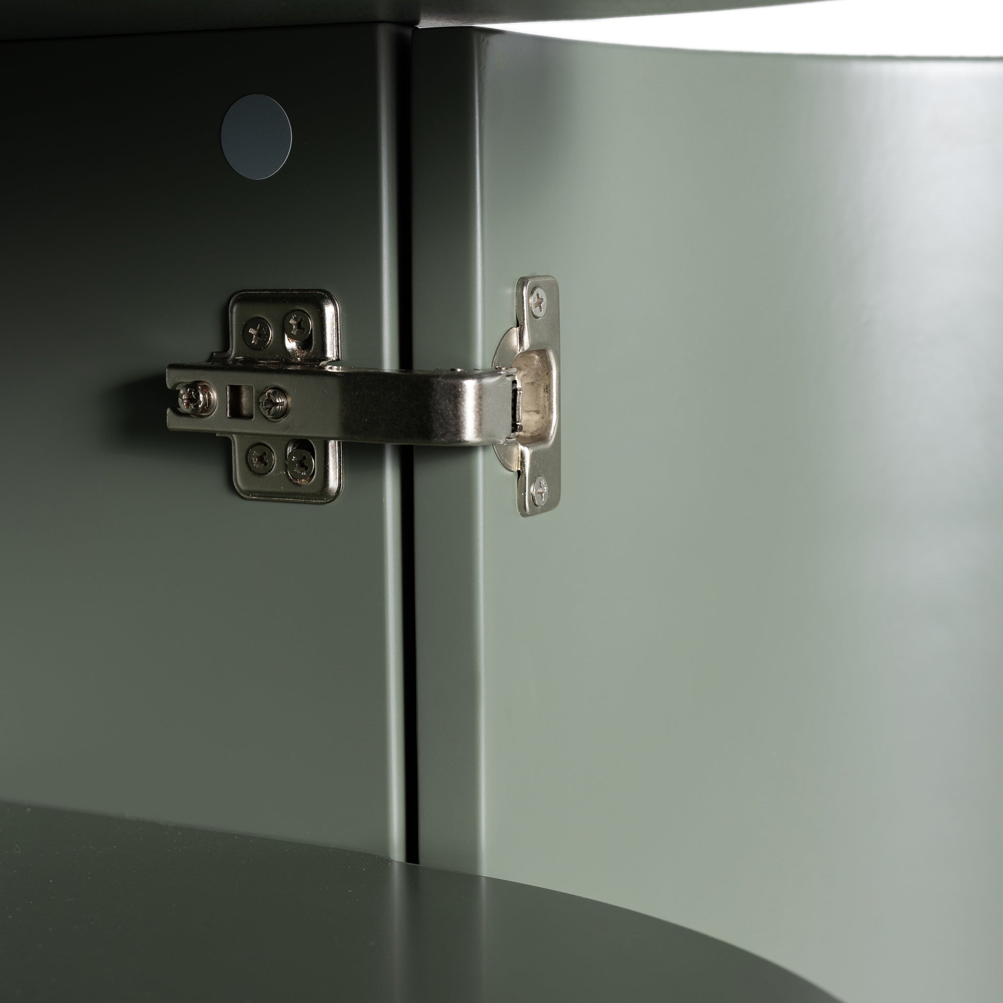 Elino 100cm Wooden Storage Cabinet - Sage Green Storage Cabinet Dwood-Core