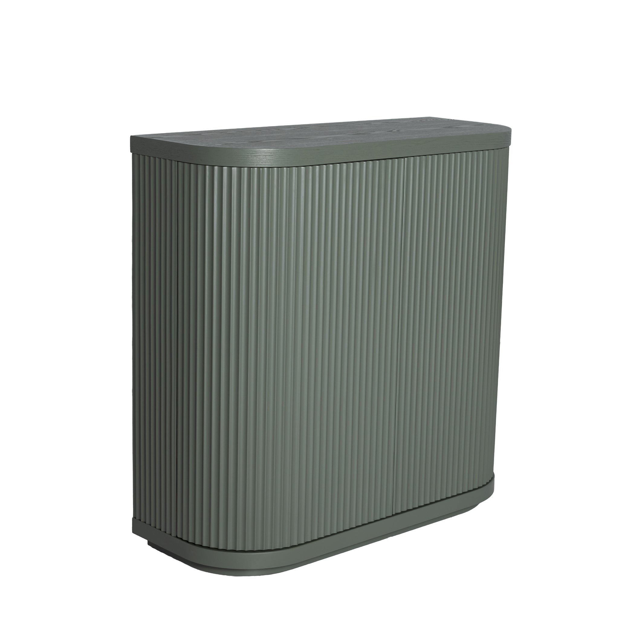 Elino 100cm Wooden Storage Cabinet - Sage Green Storage Cabinet Dwood-Core
