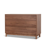 Eloise 3 Drawers Dresser Unit - Walnut Dresser Unit Century-Core