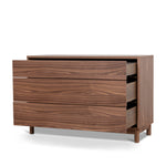 Eloise 3 Drawers Dresser Unit - Walnut Dresser Unit Century-Core