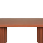 Sovana 2.4m Concrete Dining Table - Terracotta Dining Table Concrete-Core