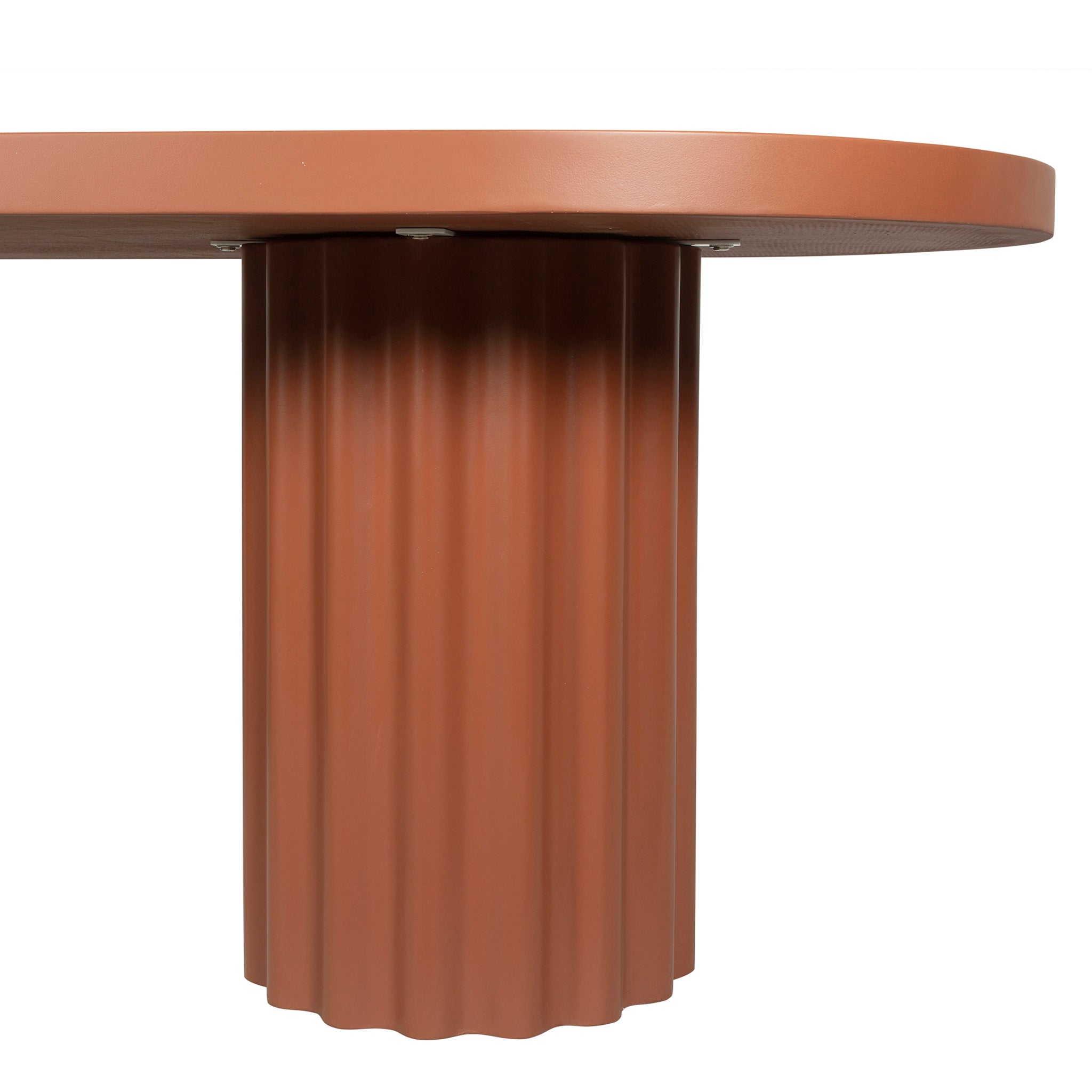 Sovana 2.4m Concrete Dining Table - Terracotta Dining Table Concrete-Core
