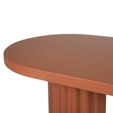 Sovana 2.4m Concrete Dining Table - Terracotta Dining Table Concrete-Core