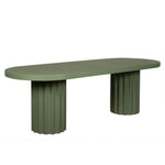 Sovana 2.4m Concrete Dining Table - Green Dining Table Concrete-Core