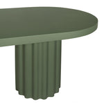 Sovana 2.4m Concrete Dining Table - Green Dining Table Concrete-Core