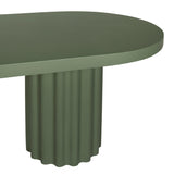 Sovana 2.4m Concrete Dining Table - Green Dining Table Concrete-Core